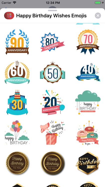 Happy Birthday Wishes Emojis