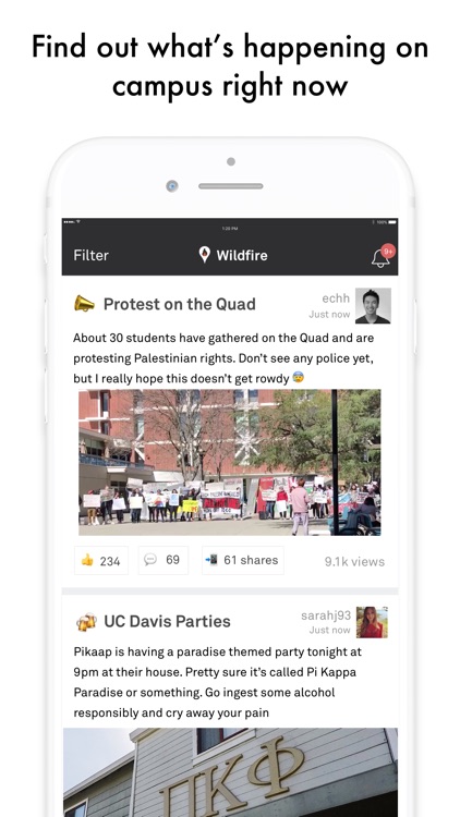 Wildfire - Live Campus Feed