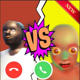 Scary baby Vs Granny Call Talk