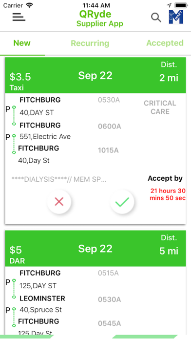 QRyde Supplier App screenshot 2