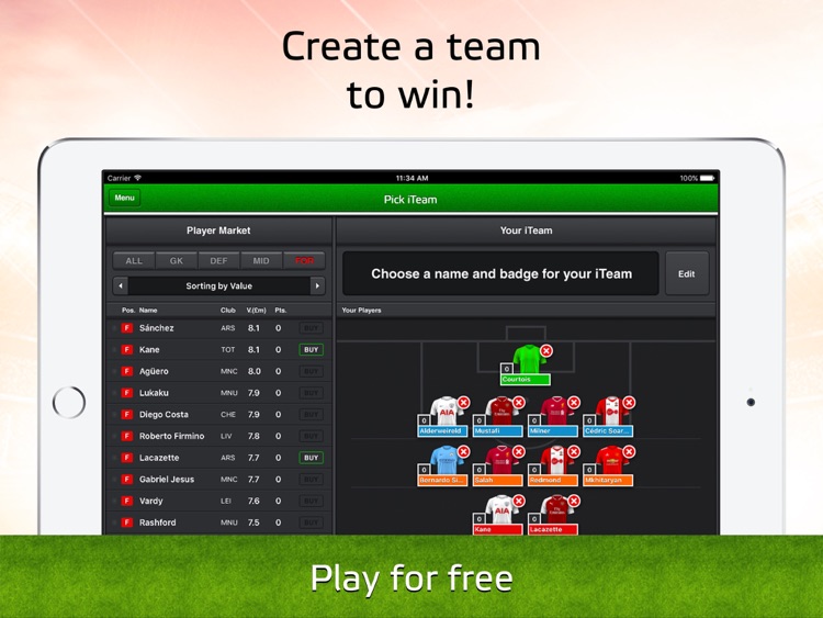 Soccerway Fantasy for iPad screenshot-3