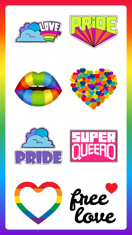 80+ Pride Love Sticker Pack screenshot-0