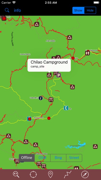 Angeles National Forest GPS