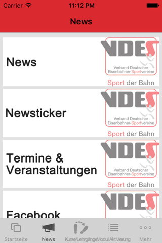 VDES-Sport der Bahn screenshot 3