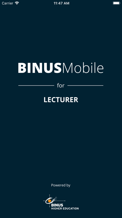 How to cancel & delete BINUS Mobile for Lecturer from iphone & ipad 1