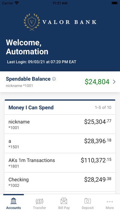 Valor Bank Mobile