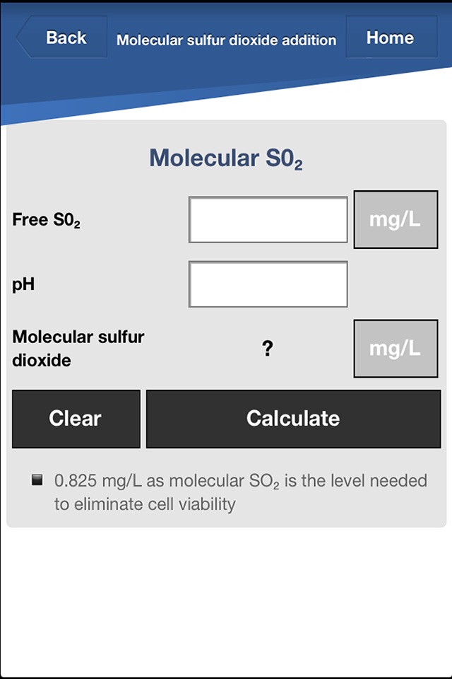 AWRI Winemaking Calculators screenshot 4