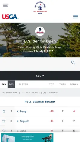 Game screenshot U.S. Senior Open apk