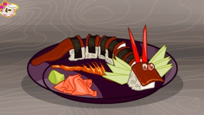 Hippo house party: Sushi roll screenshot 2