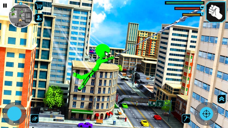 Flying Spider: Stick Rope Hero screenshot-7