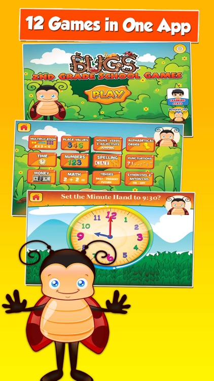 Bugs Second Grade Kids Games