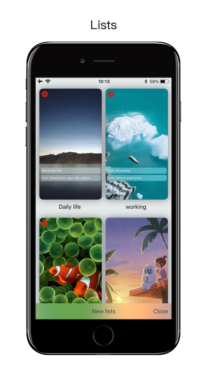 Goldfish List: a screen memo screenshot-3