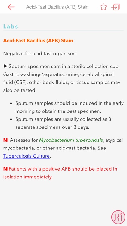 Lab Notes & Diagnostic Tests