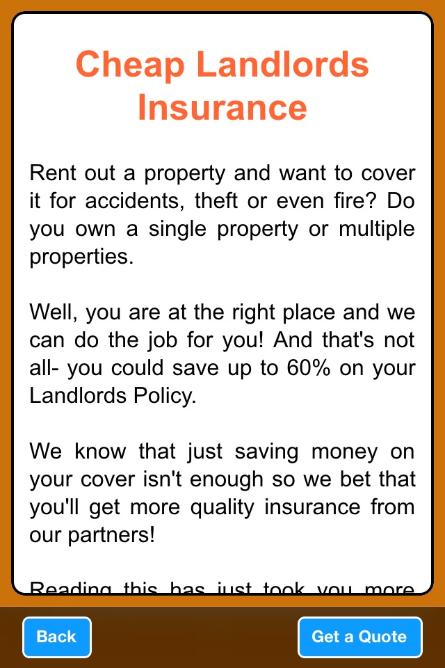 Landlords Insurance UK screenshot 3