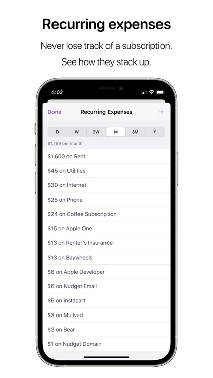 Nudget: Spending Tracker screenshot-5