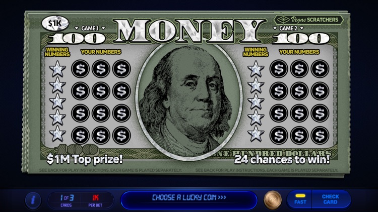 Vegas Lottery Scratchers