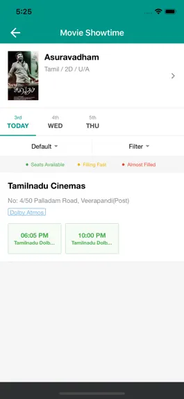 Game screenshot TamilNadu Cinemas hack