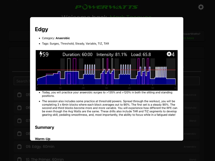 PowerWatts Training