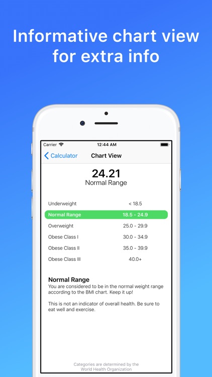 BMI Calculator++ screenshot-3