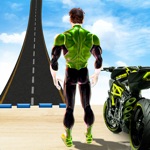 Superhero Spider Stunt Bike 2