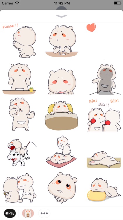 Silly Bear Animated Sticker