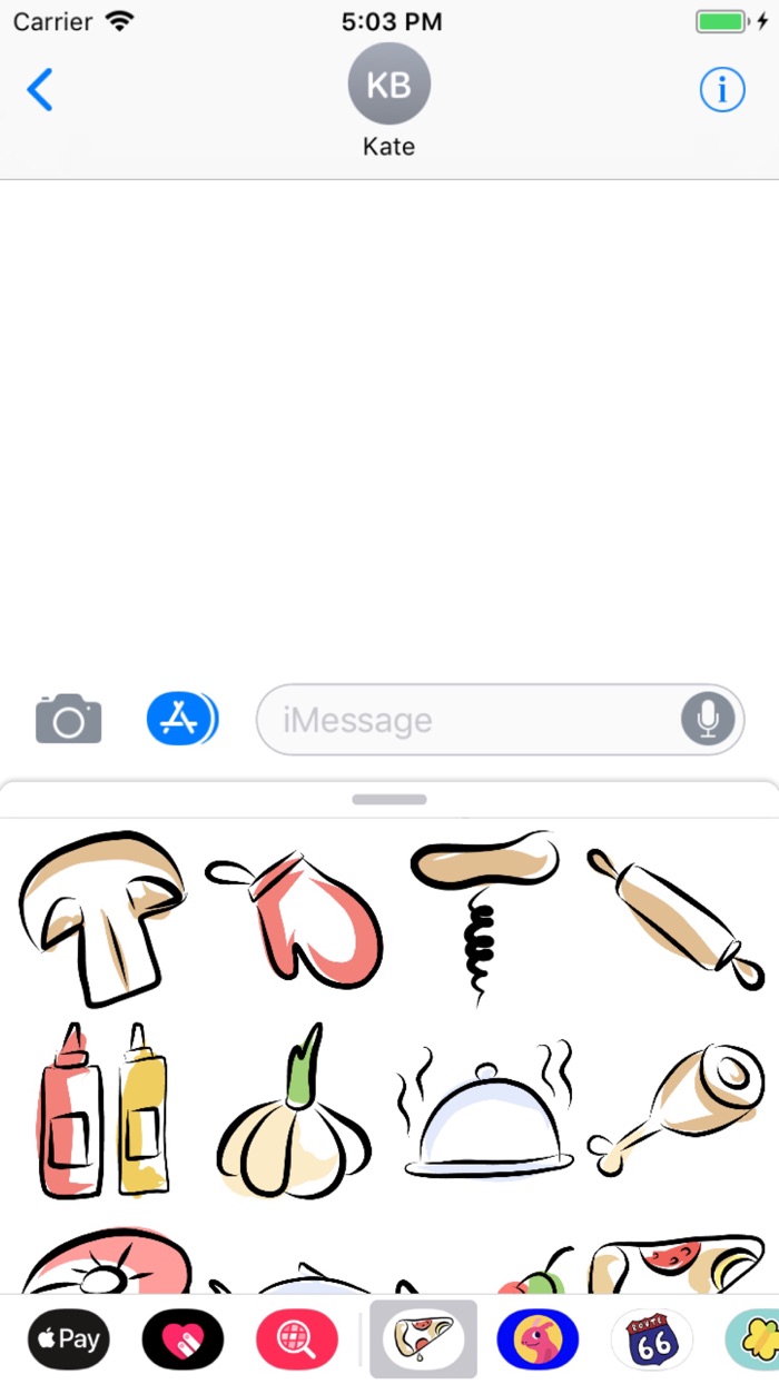 Chefs Work Doodles Stickers