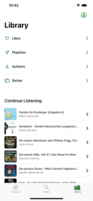 ‎lismio: Discover Audiobooks Screenshot