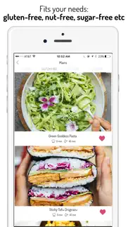 deliciously vegan recipes iphone screenshot 2