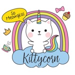 Sweet Kitty Unicorn Stickers