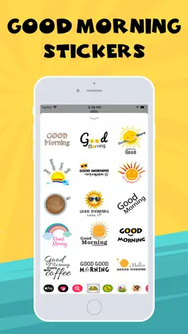 Game screenshot Good Morning Typography Emojis hack
