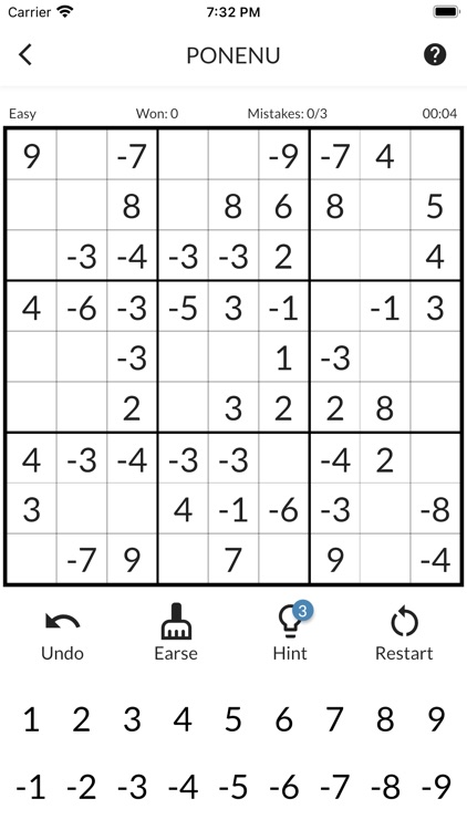 Ponenu: Expert Sudoku