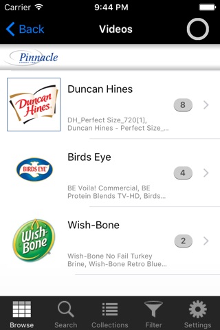 Скриншот из Pinnacle Foods SalesLink