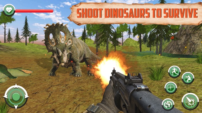 Jurassic Dinosaur Jungle Hunt(圖4)-速報App