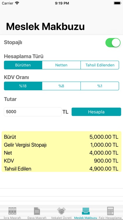 İcra Dosyası Hesaplama screenshot-3