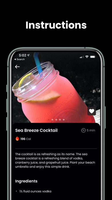 Bartender App - Drink Recipes Screenshot