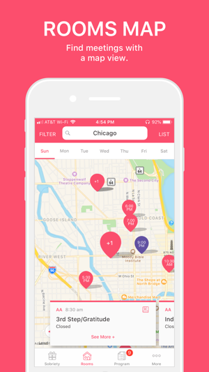 Pink Cloud:  AA Meeting Finder(圖2)-速報App