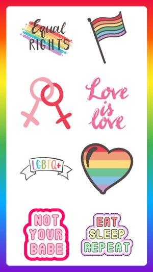 80+ Pride Love Sticker Pack(圖5)-速報App