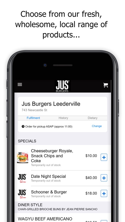 Jus Burgers Leederville