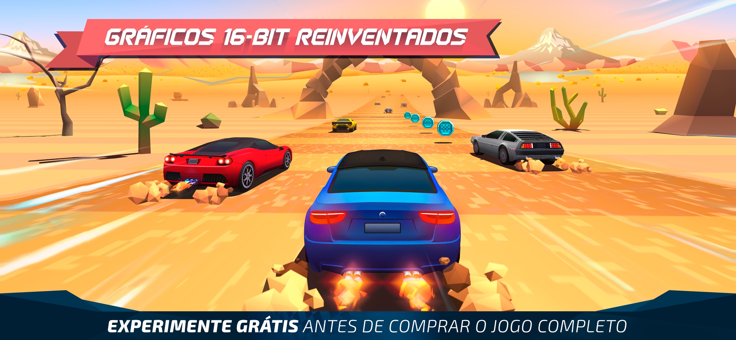 Screenshot do app Horizon Chase - World Tour