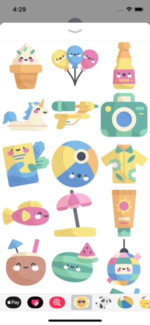 Cool Summer Party Stickers(圖2)-速報App