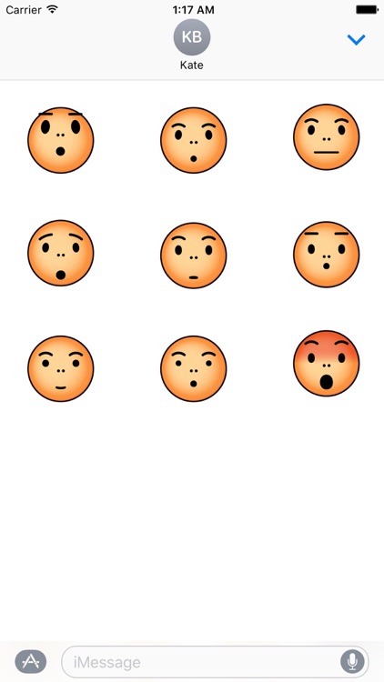 Animated Face Emoji Sticker