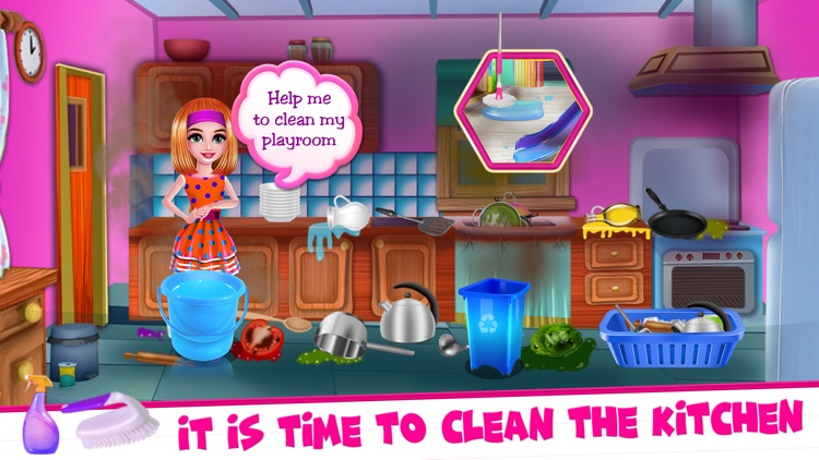 Pinky House Keeping Clean