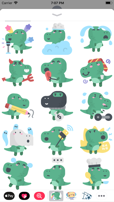 Cute Dinosaur Stickers screenshot 3