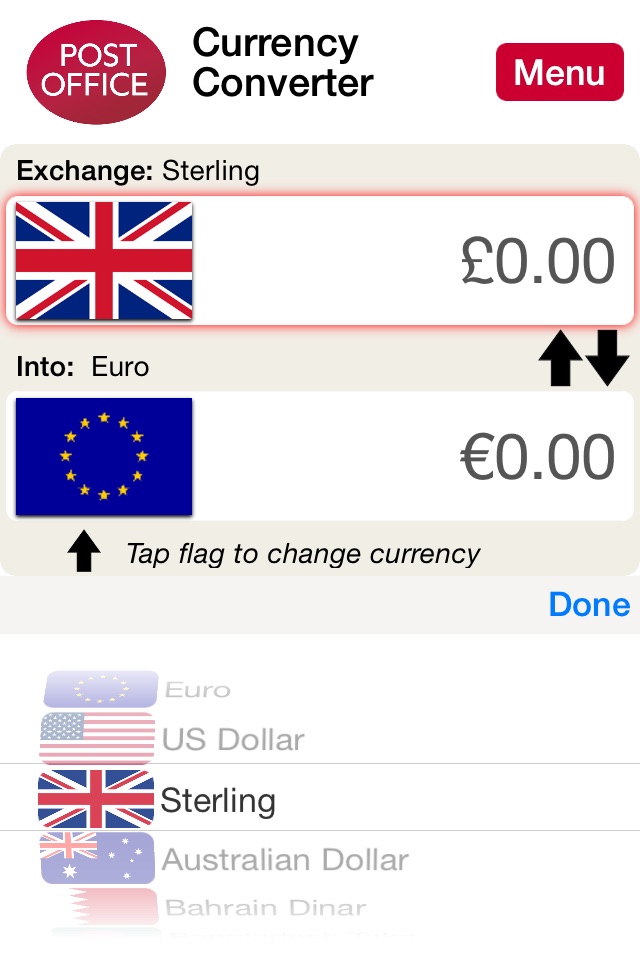 Post Office Currency Converter screenshot 4