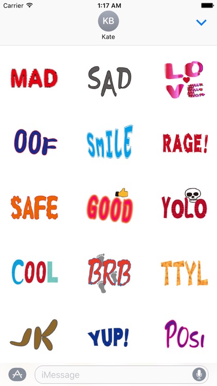 Common English Phrases Sticker