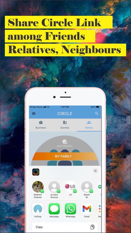 CIRCLE APP FOR NETWORKING