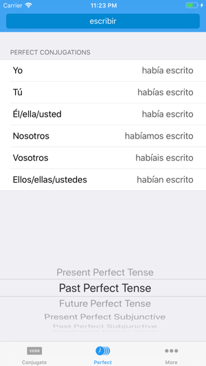 Conjugate Spanish Verbs(圖4)-速報App