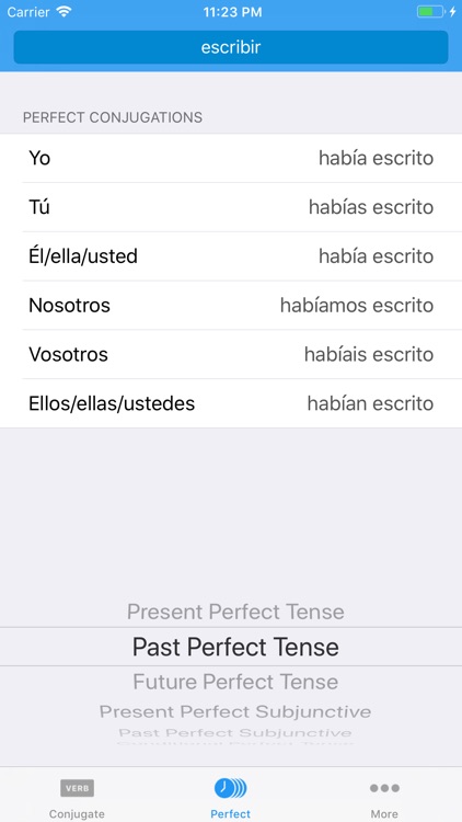 Conjugate Spanish Verbs screenshot-3