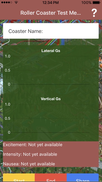 Roller Coaster Test Meter