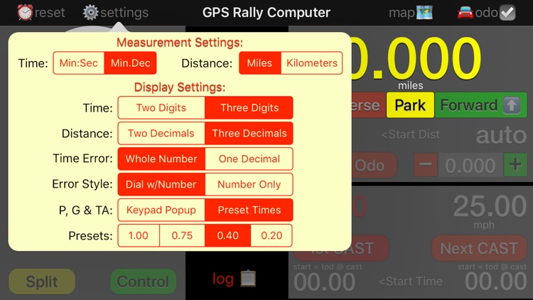 GPS Rally Computer screenshot-4